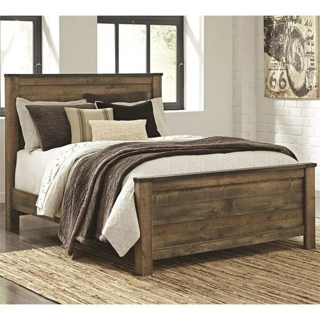 Pensacola Ashley Furniture Trinell Farmhouse Wood Panel Bed