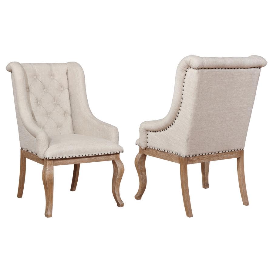 Brockway Tufted Arm Chairs (Set of 2) in Pensacola, Florida