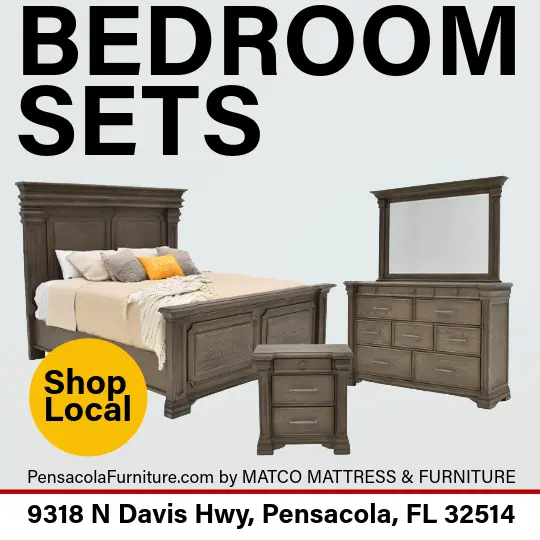 Complete bedroom sets and furniture collections in Pensacola, FL