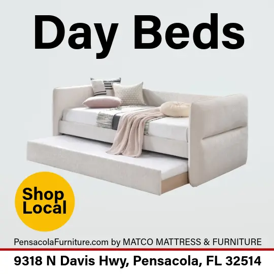 Versatile and stylish day beds for sale at Matco Mattress & Furniture in Pensacola, FL