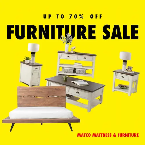 Discount furniture sale at our local store in Pensacola