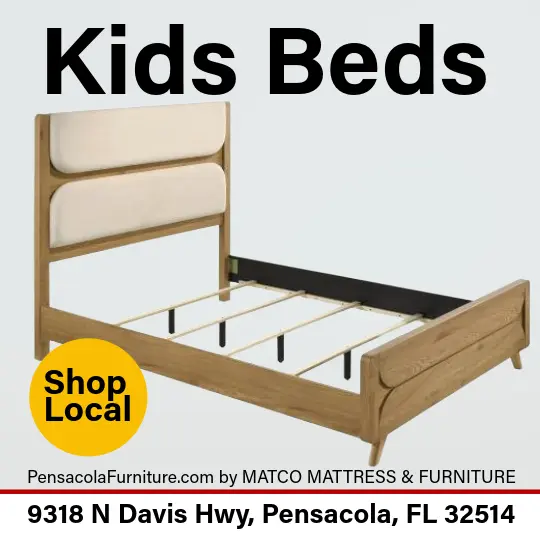 Comfortable and durable beds for kids for sale at Matco Mattress & Furniture in Pensacola, FL