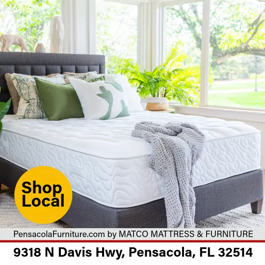 Luxurious and soft plush mattresses for sale at Matco Mattress & Furniture in Pensacola, FL