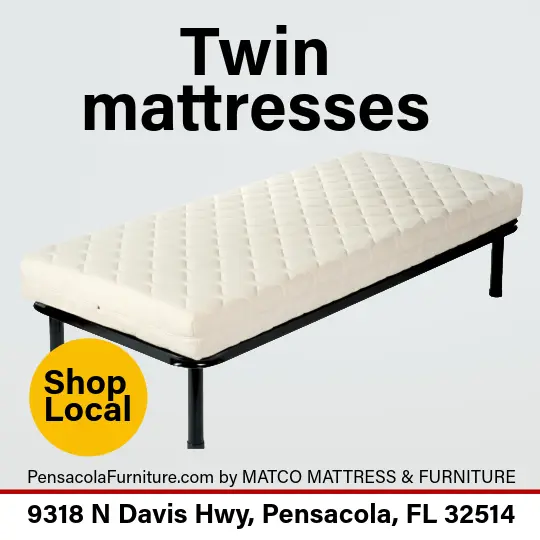 High-quality twin mattresses for sale at Matco Mattress & Furniture in Pensacola, FL