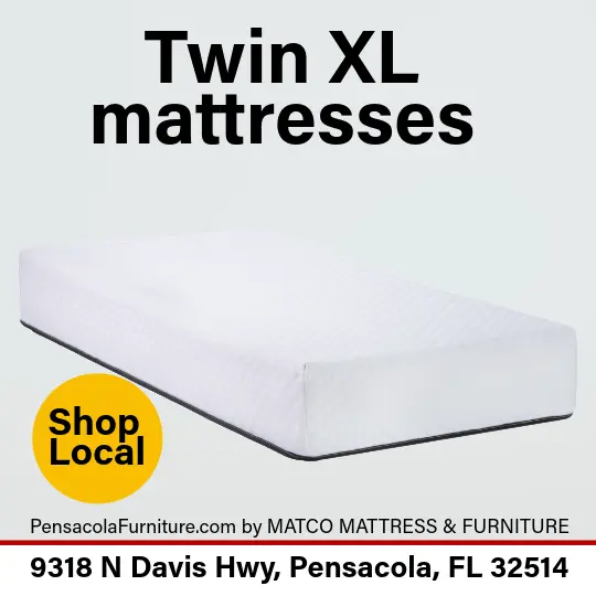 High-quality Twin XL mattresses for sale at Matco Mattress & Furniture in Pensacola, FL